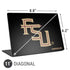 Florida State FSU Seminoles Black Universal Laptop 11in (8.8 x 6.2in) Skin